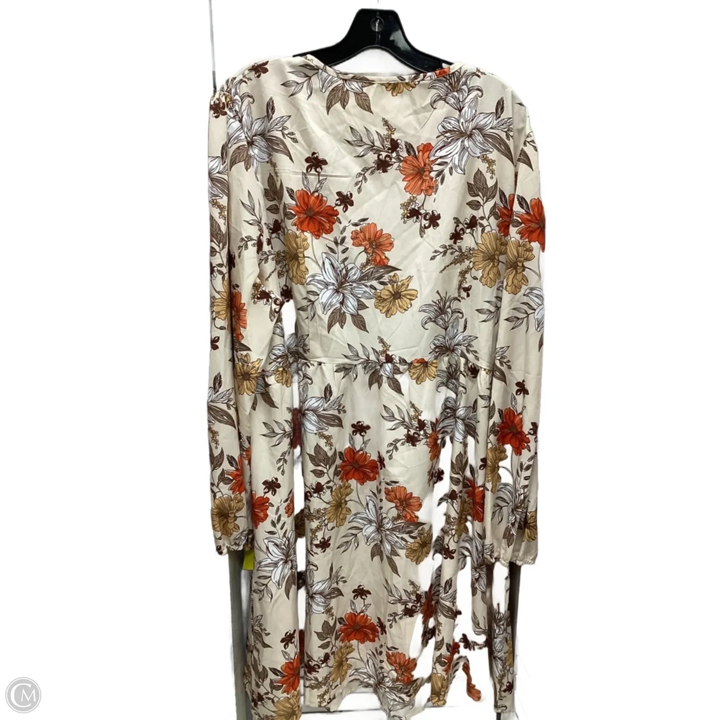 Dress Casual Midi By Shein In Floral Print, Size: 4x