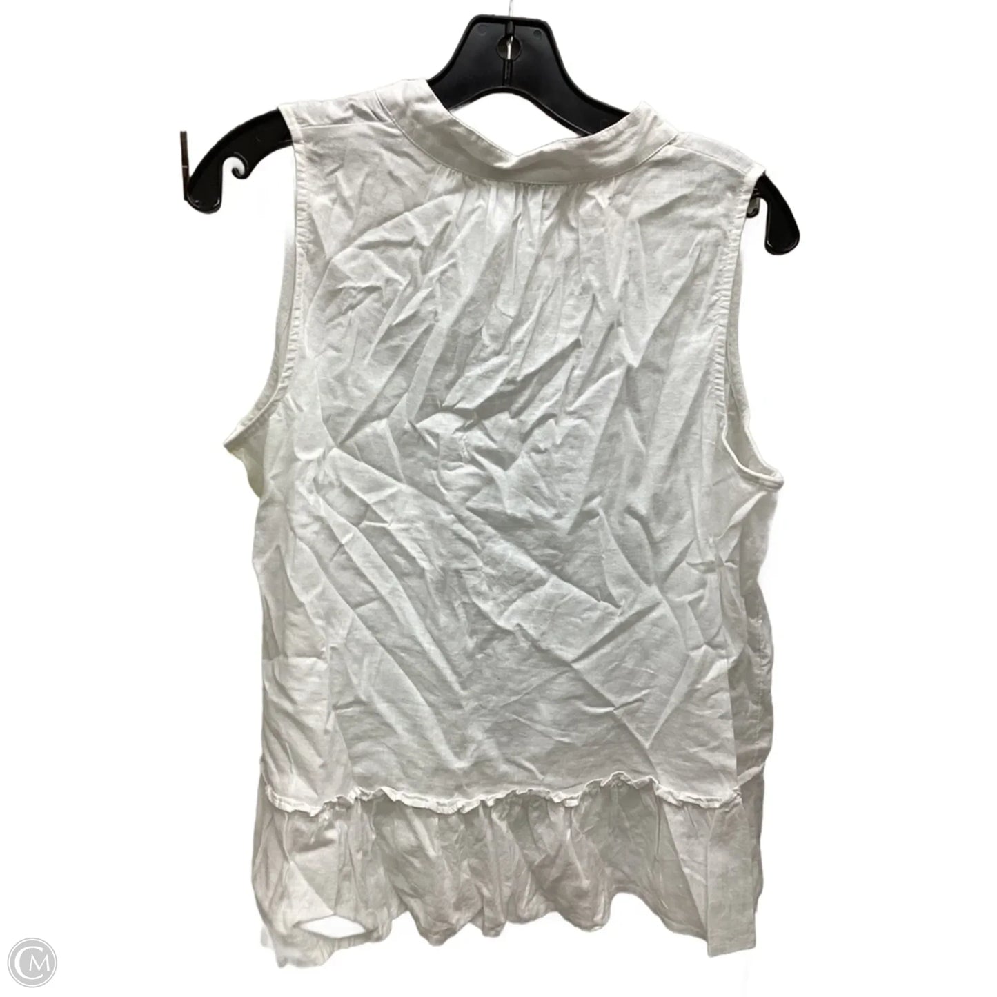 Top Sleeveless By Crown And Ivy In White, Size: M