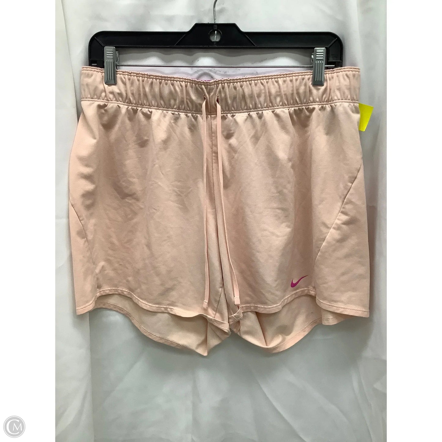 Athletic Shorts By Nike Apparel In Peach, Size: L