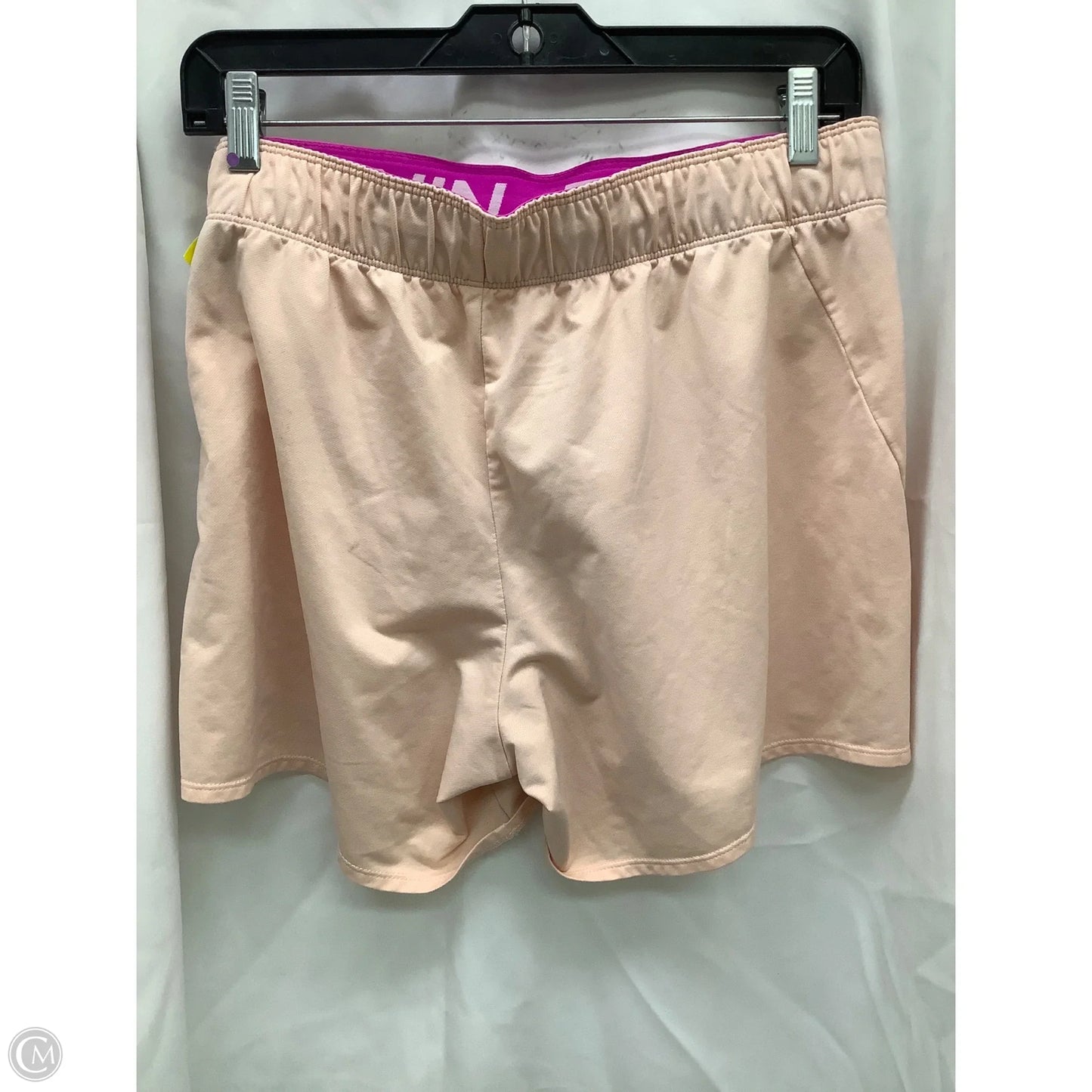 Athletic Shorts By Nike Apparel In Peach, Size: L