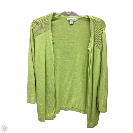 Cardigan By Coldwater Creek In Green, Size: L
