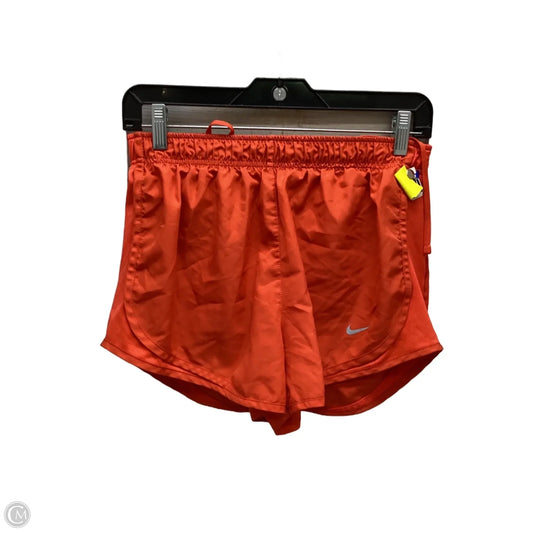 Athletic Shorts By Nike Apparel In Orange, Size: M