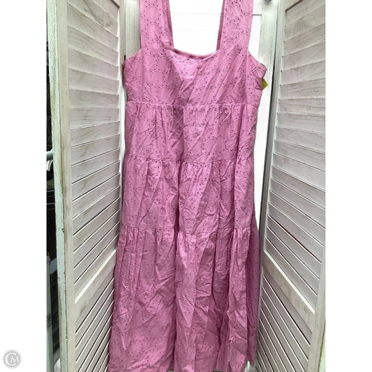 Dress Casual Maxi By Anthropologie In Pink, Size: Xl
