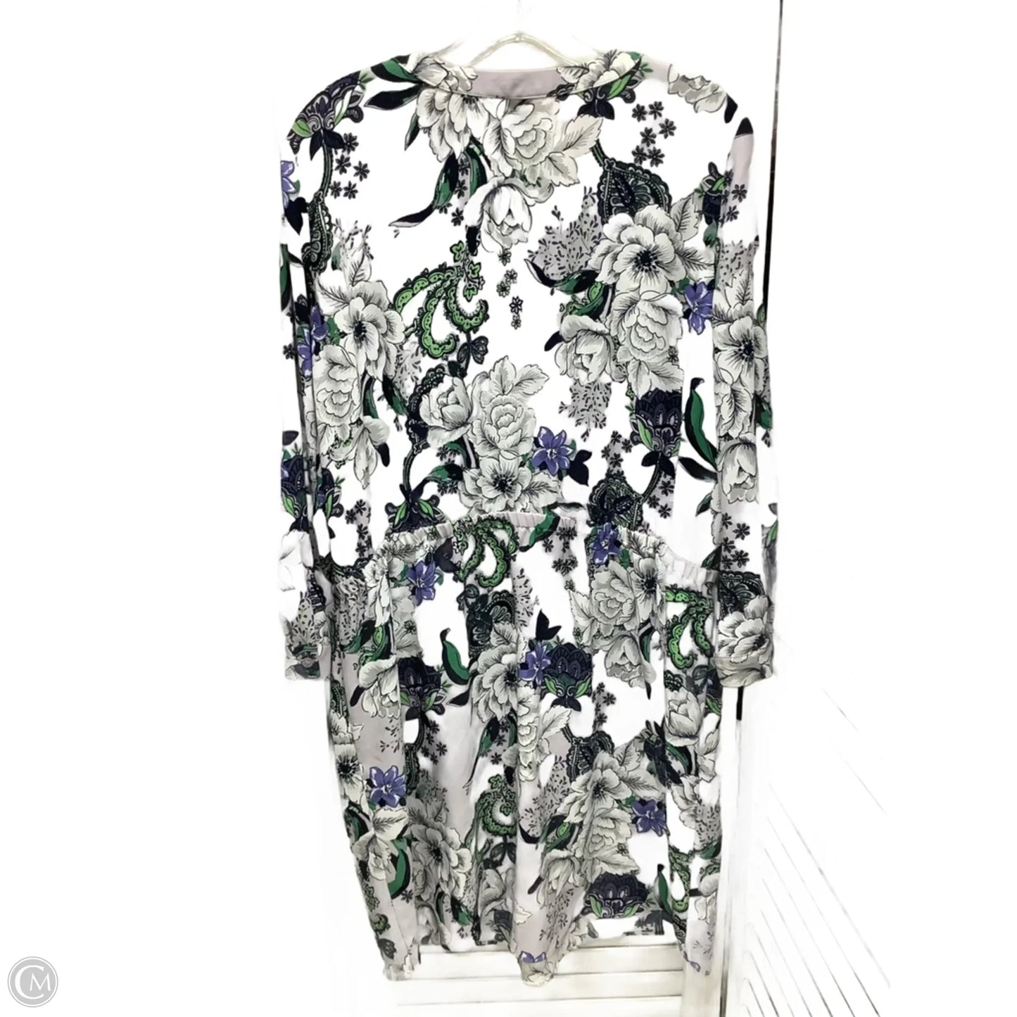 Dress Casual Midi By Loft In Floral Print, Size: Xl