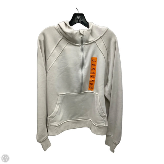 Sweatshirt Hoodie By Danskin In Beige, Size: Xxl