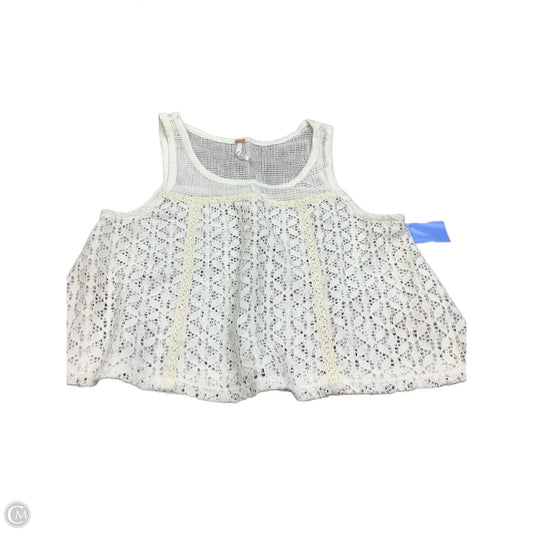 Top Sleeveless By Free People In Ivory, Size: S