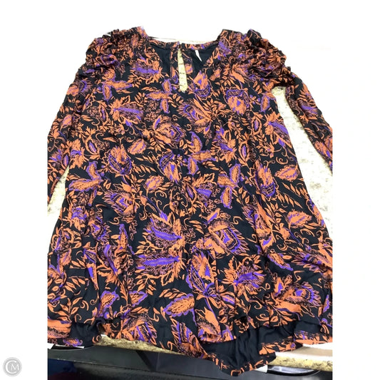 Top Long Sleeve By Free People In Multi-colored, Size: M