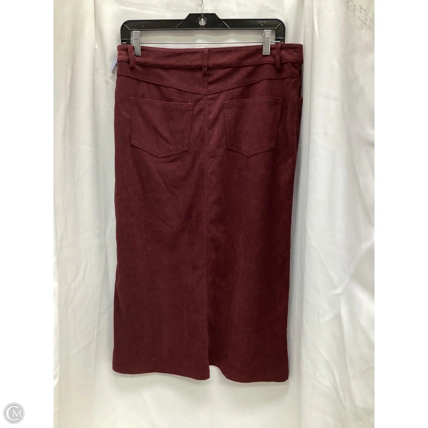 Skirt Maxi By Lulus In Maroon, Size: L