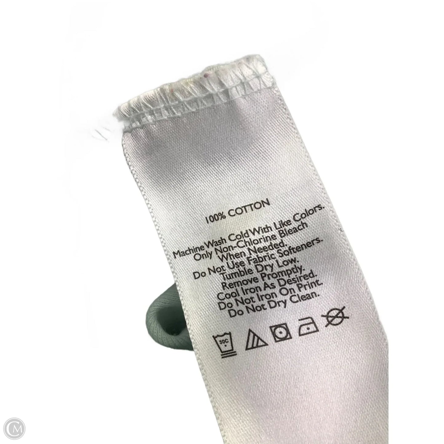 Top Long Sleeve By Eddie Bauer In Aqua, Size: Xl