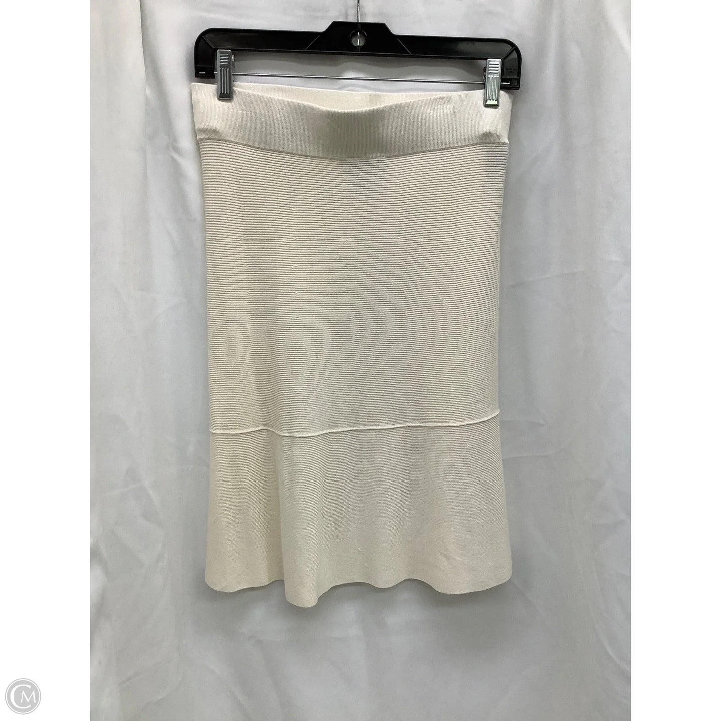 Skirt Midi By Loft In Ivory, Size: Mp