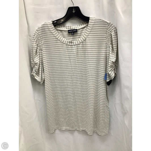 Top Short Sleeve By Modern Works In Striped Pattern, Size: Xl
