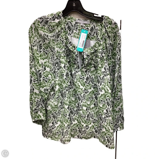 Top Long Sleeve By Daniel Rainn In Multi-colored, Size: Xl