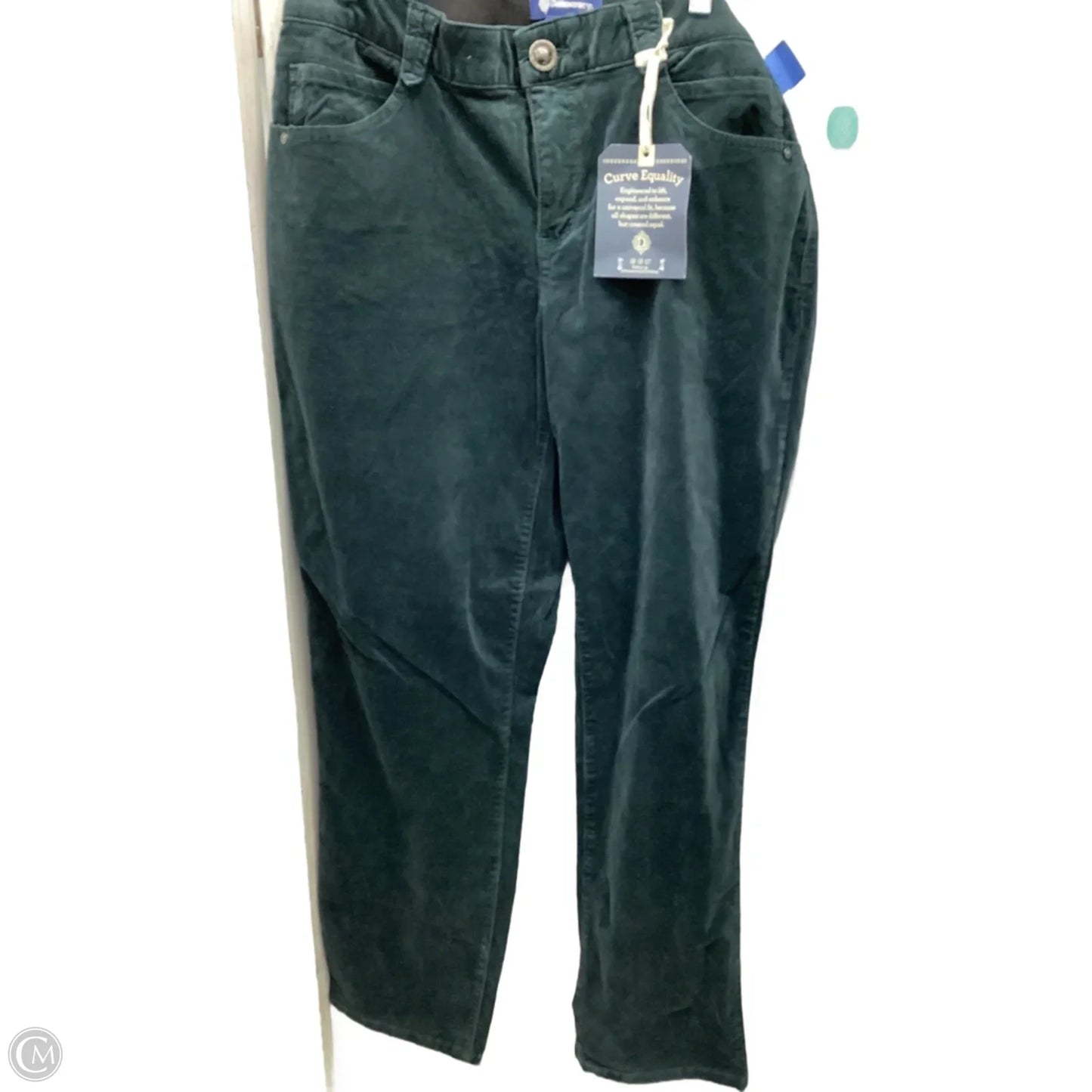 Pants Corduroy By Democracy In Green, Size: 16
