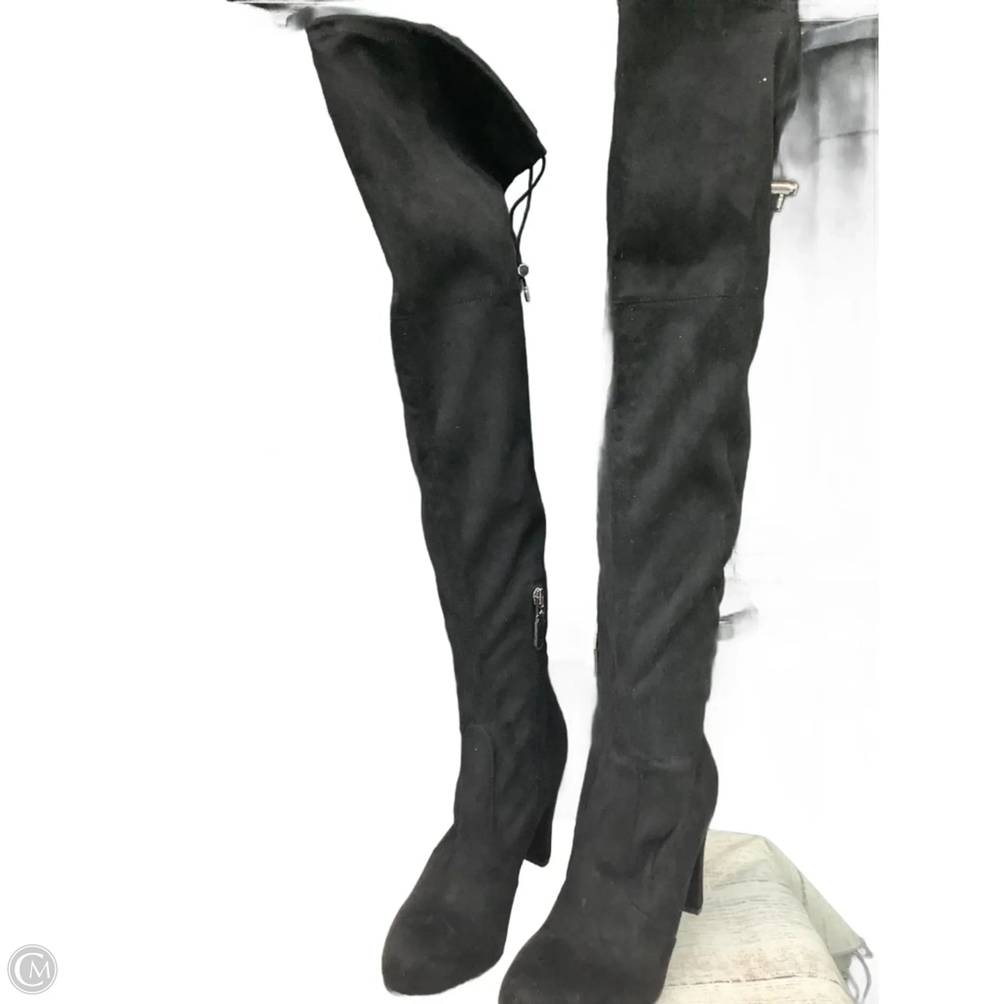 Boots Knee Heels By Sam Edelman In Black, Size: 9