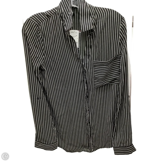 Top Long Sleeve By Forever 21 In Striped Pattern, Size: M