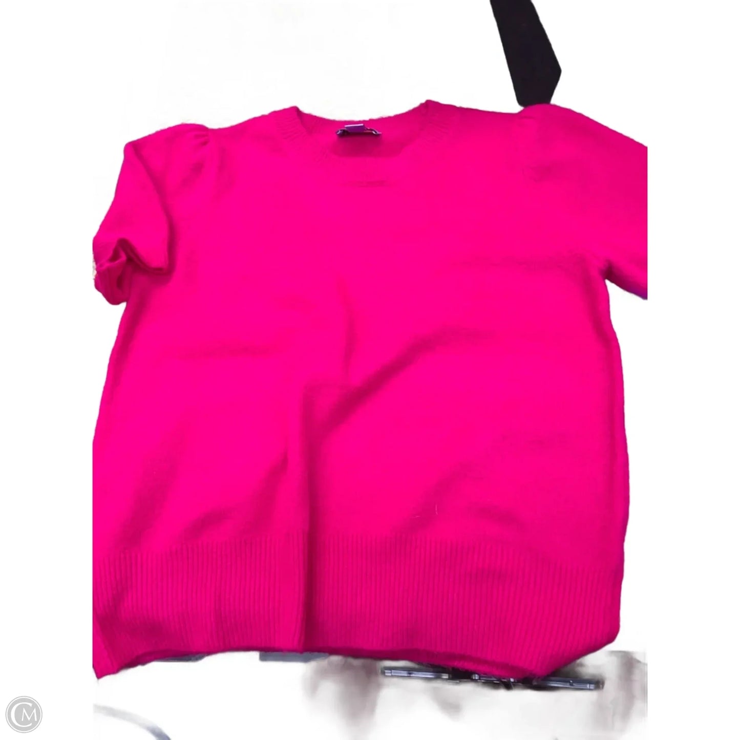 Sweater Short Sleeve By Cece In Pink, Size: L