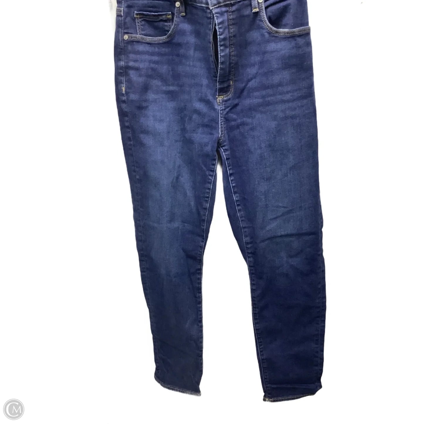 Jeans Skinny By Loft In Blue Denim, Size: 10