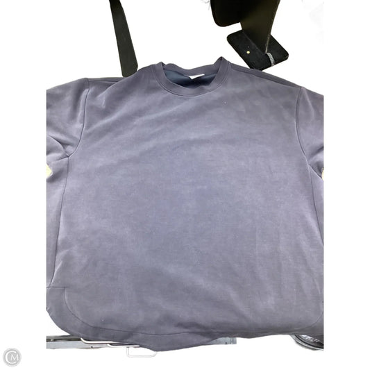 Top Short Sleeve By Members Mark In Grey, Size: L