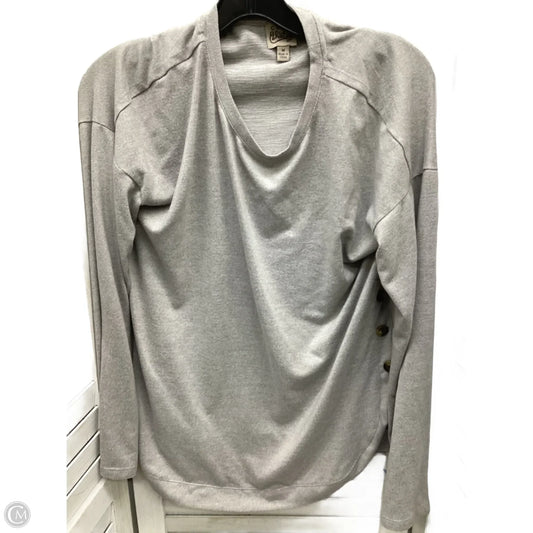 Top Long Sleeve By Como Vintage In Beige, Size: M