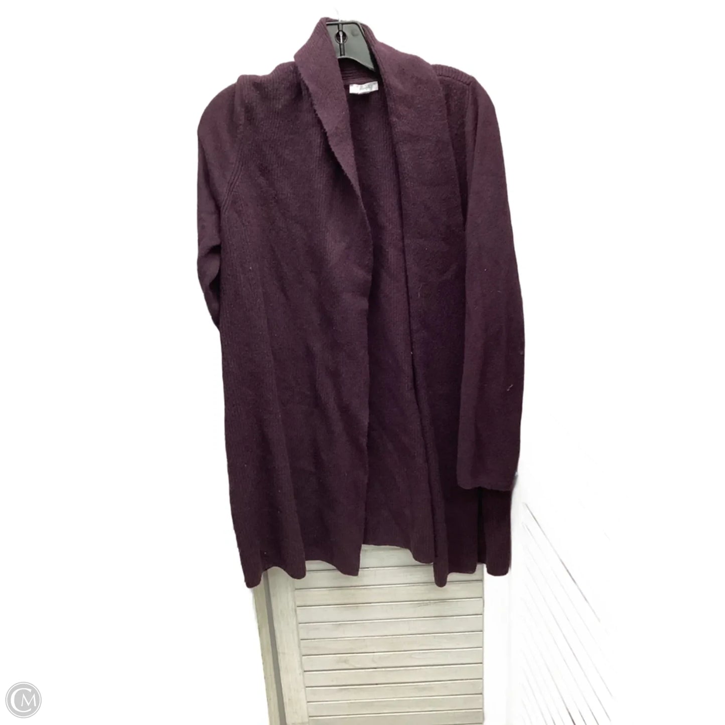 Sweater Cardigan By Pure Jill In Purple, Size: M