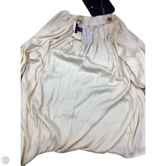 Top Short Sleeve By Ann Taylor In Yellow, Size: Xs