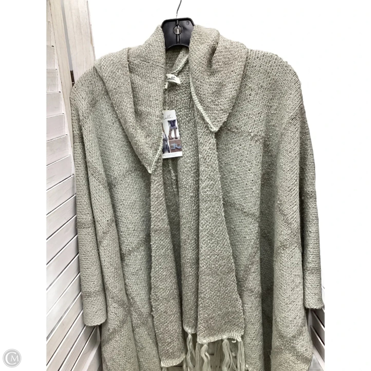Poncho By Simply Noelle In Grey, Size: Osfm