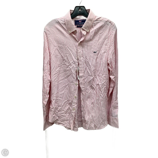 Top Long Sleeve By Vineyard Vines In Striped Pattern, Size: S