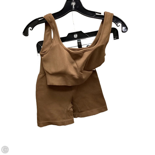 Athletic Shorts 2pc By Clothes Mentor In Brown, Size: S