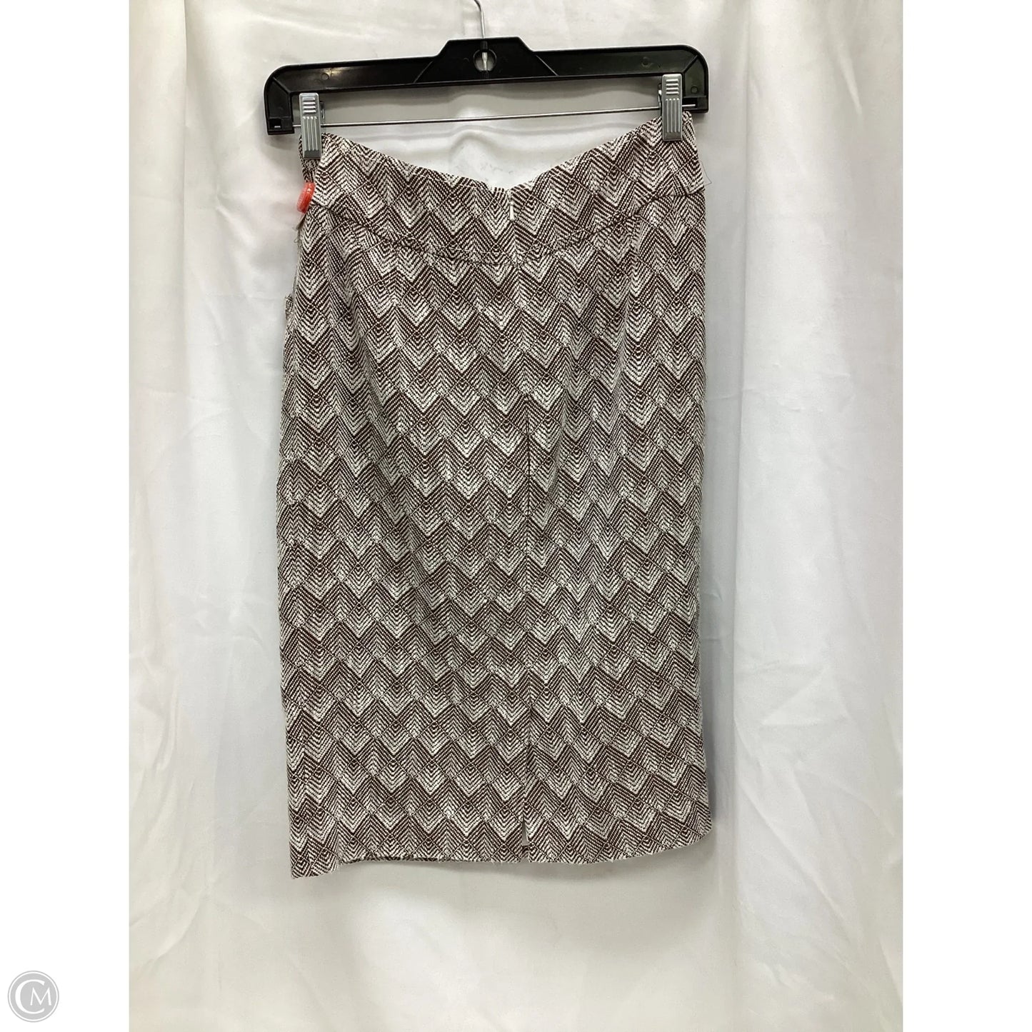 Skirt Designer By Tory Burch In Tan & White, Size: 2