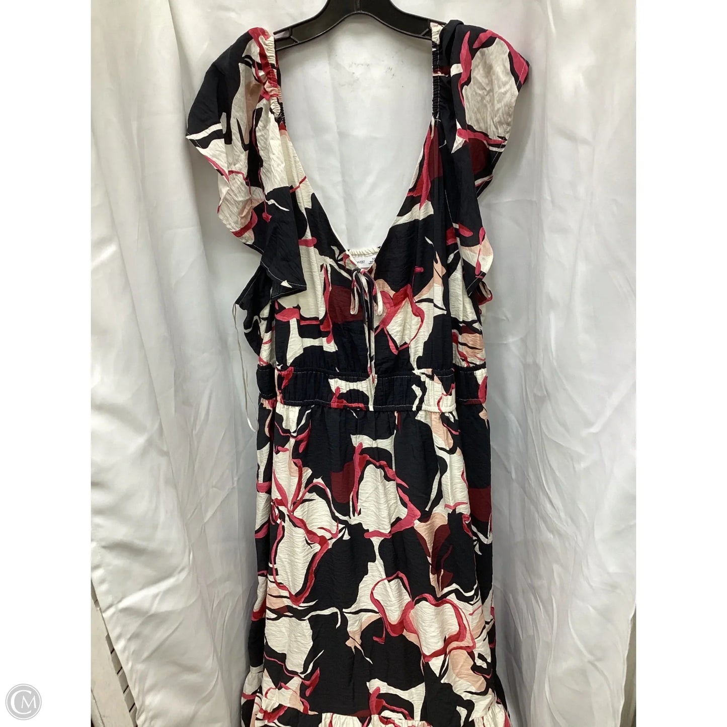 Dress Casual Maxi By Nine West Apparel In Floral Print, Size: 3x