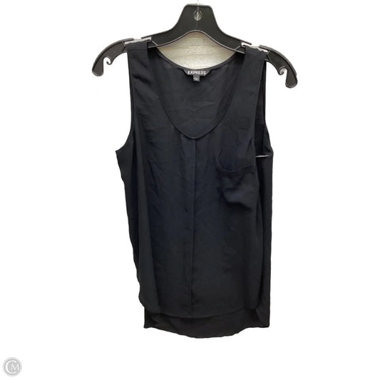 Top Sleeveless By Express In Black, Size: M