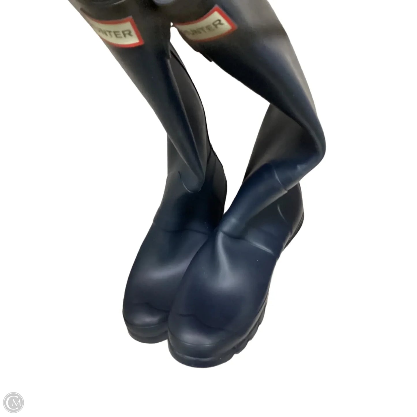 Boots Rain By Hunter In Blue, Size: 10