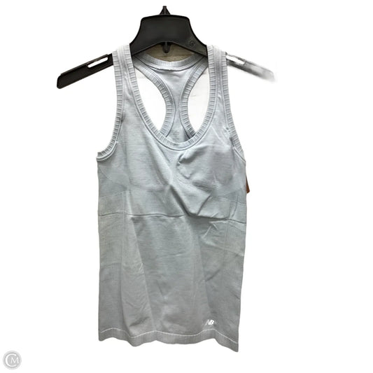 Athletic Tank Top By New Balance In Blue, Size: L