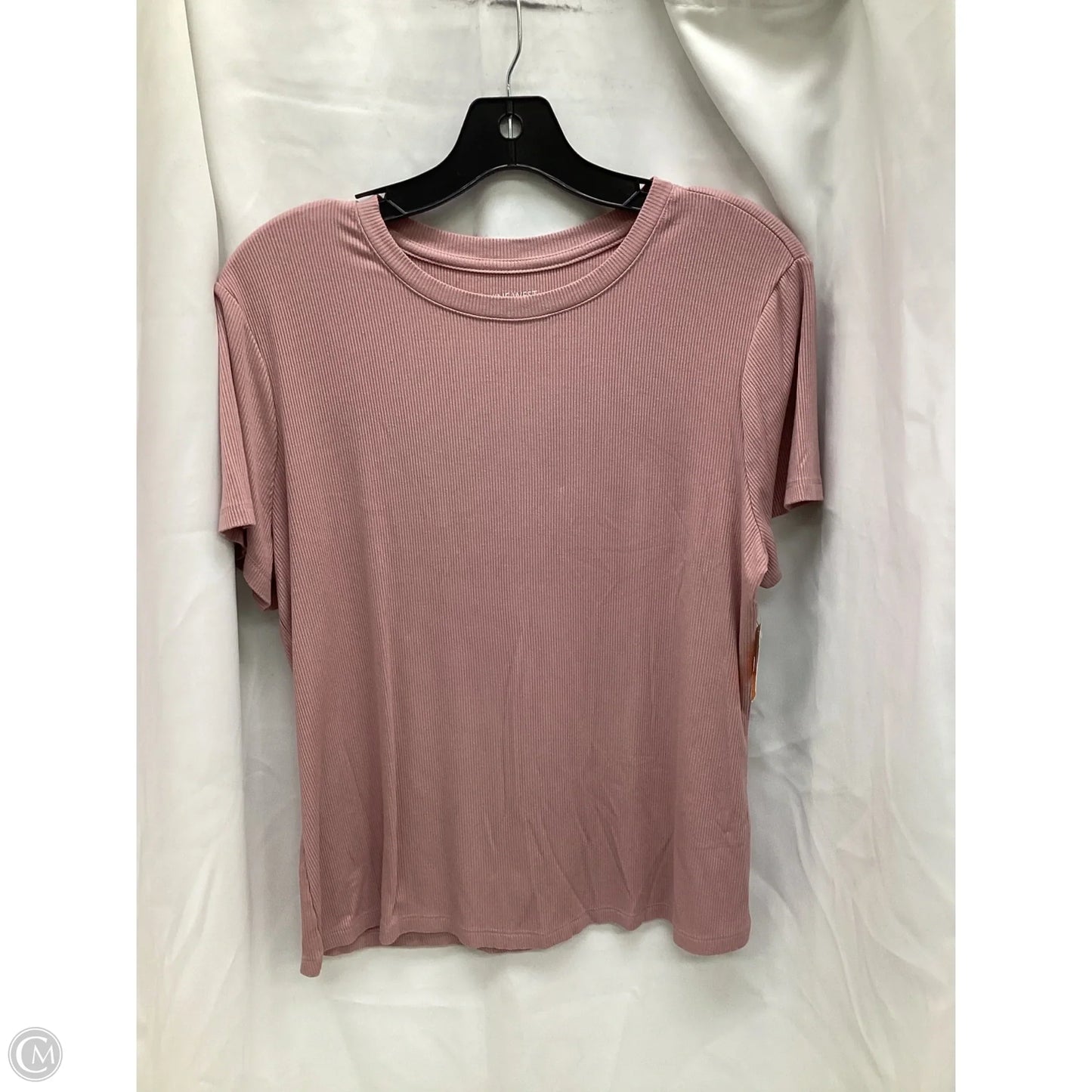 Top Short Sleeve By Nine West Apparel In Pink, Size: Xl