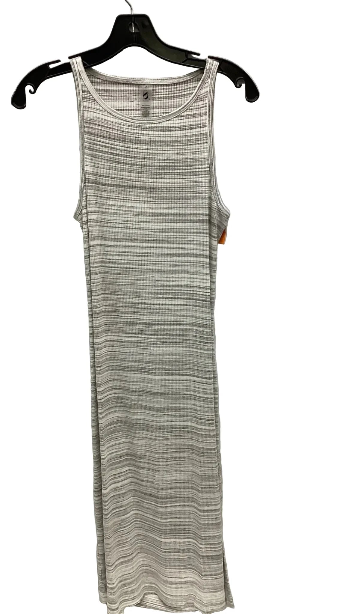 Dress Casual Midi By Lou And Grey In Grey & White, Size: Lp