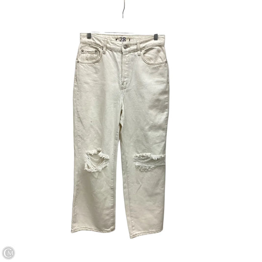 Jeans Straight By We The Free In Tan Denim, Size: 6