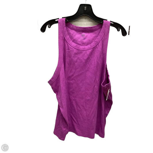 Top Sleeveless By Gap In Purple, Size: Xxl