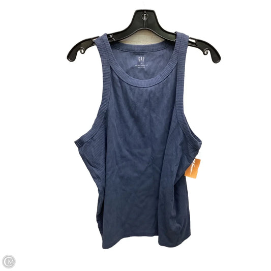 Top Sleeveless By Gap In Blue, Size: Xxl