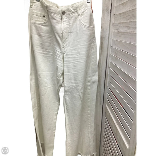 Pants Wide Leg By Pilcro In White, Size: 8