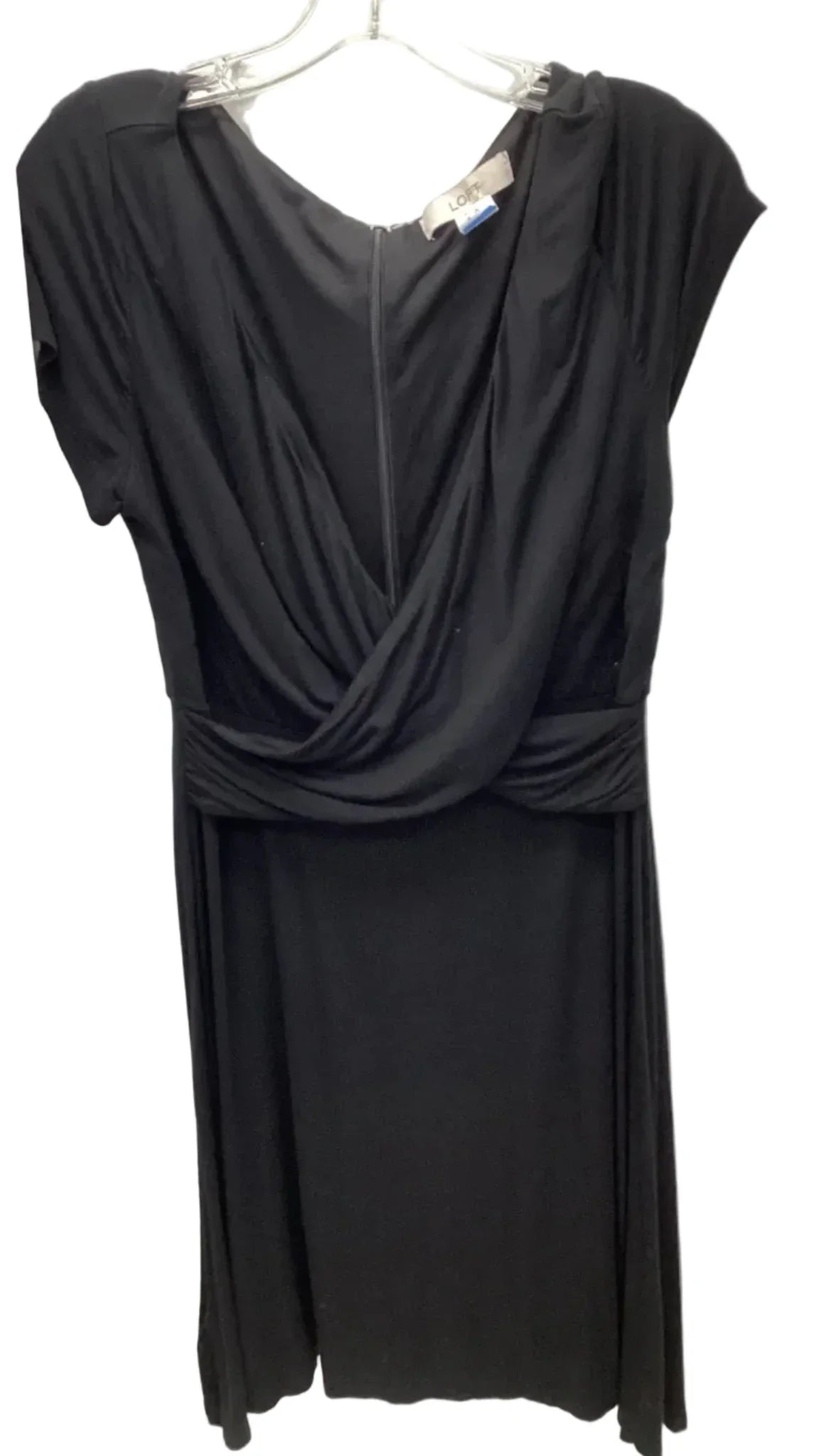 Dress Casual Midi By Loft In Black, Size: 6