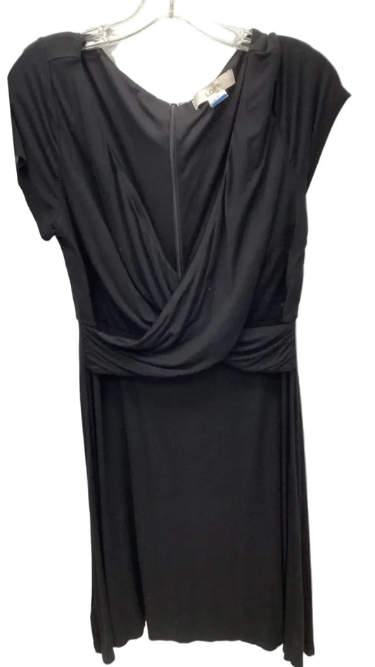 Dress Casual Midi By Loft In Black, Size: 6