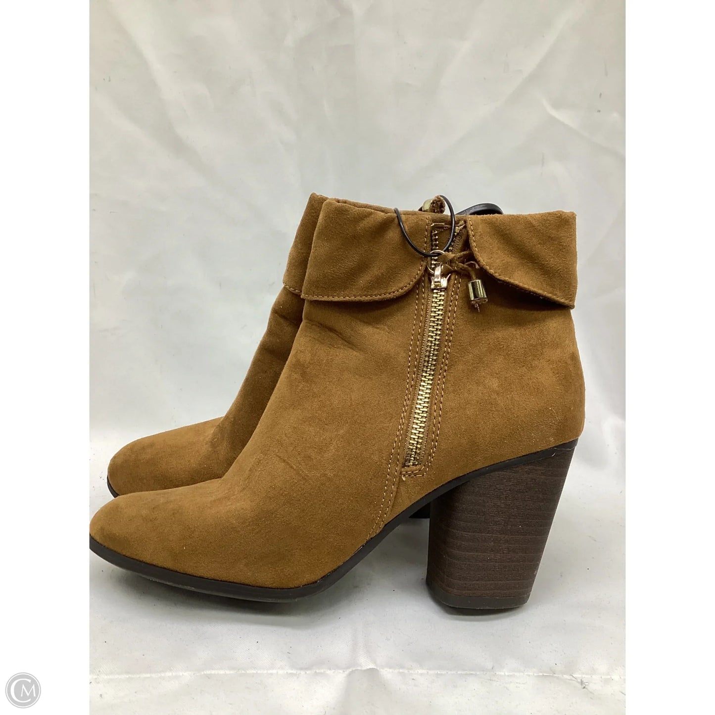 Boots Ankle Heels By Lc Lauren Conrad In Brown, Size: 8.5