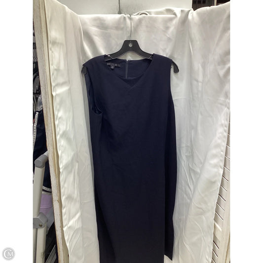 Dress Designer By Lafayette 148 In Navy, Size: 14