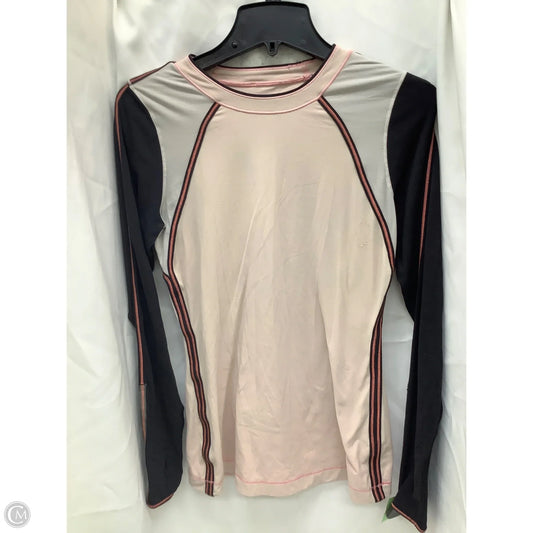 Athletic Top Long Sleeve Crewneck By Lululemon In Multi-colored, Size: 6