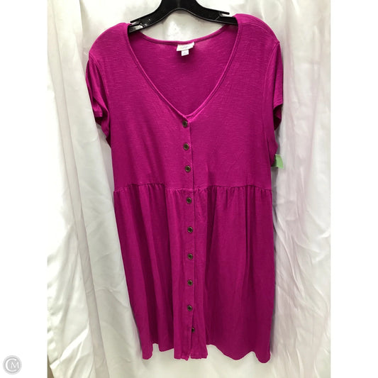 Dress Casual Midi By Lularoe In Purple, Size: L