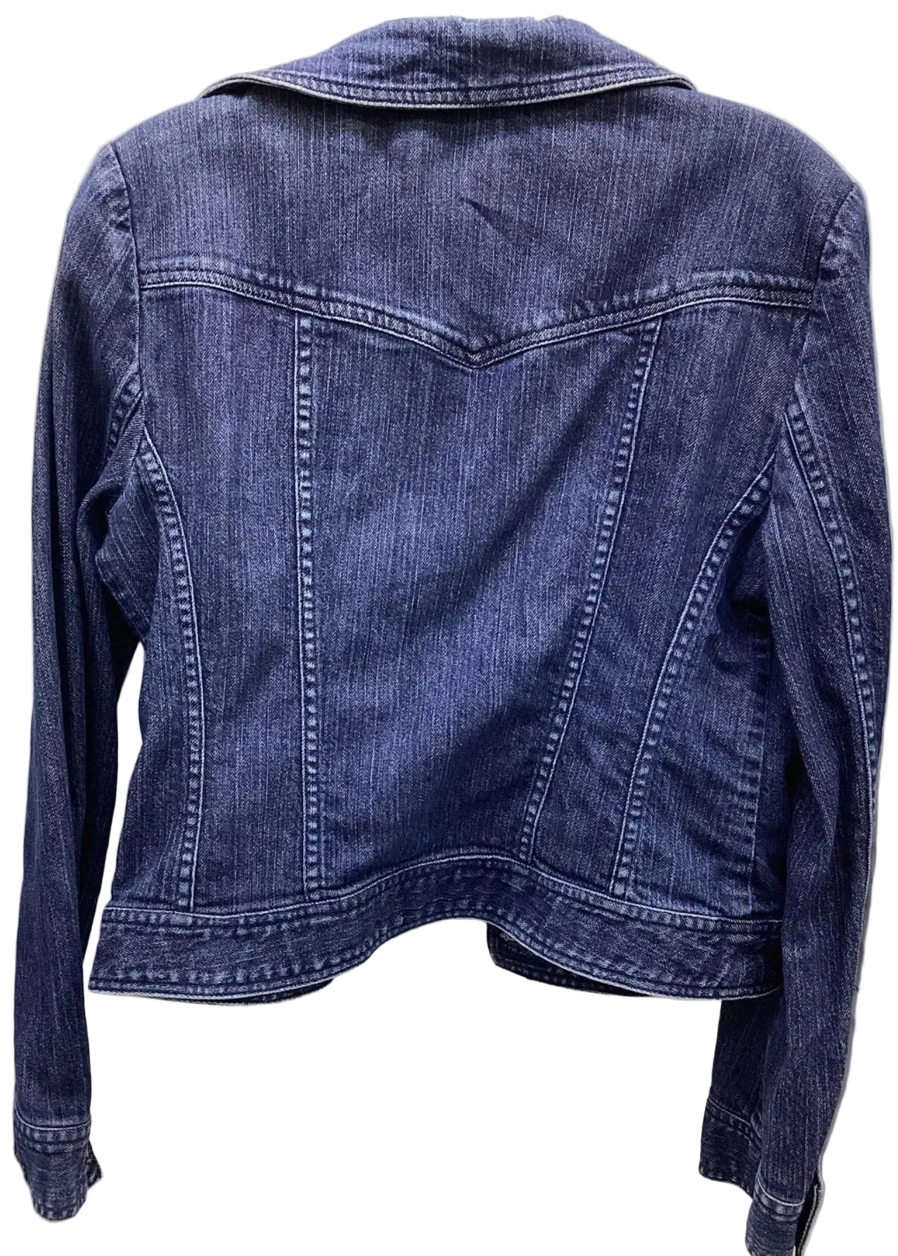 Jacket Denim By Theory In Blue Denim, Size: M