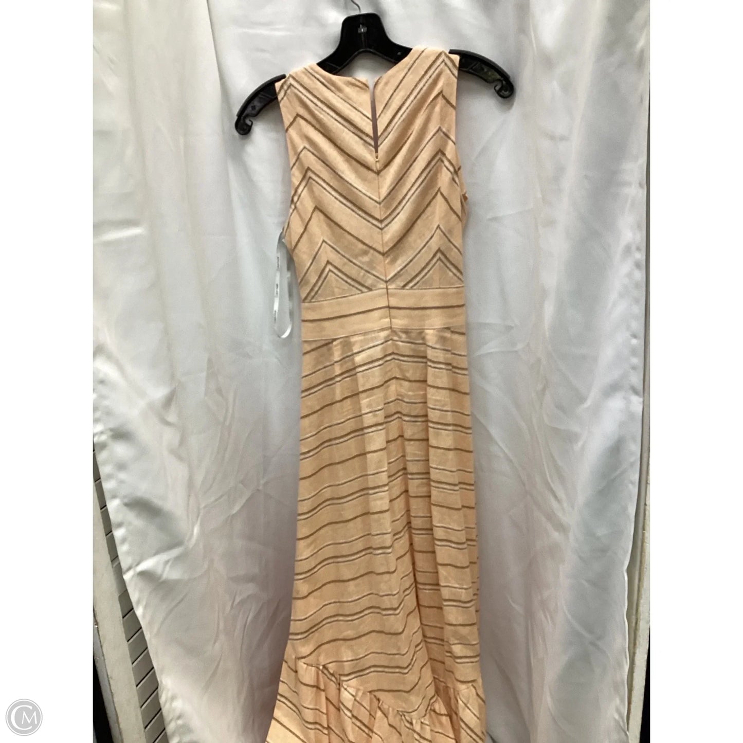 Dress Casual Maxi By Calvin Klein In Striped Pattern, Size: 4