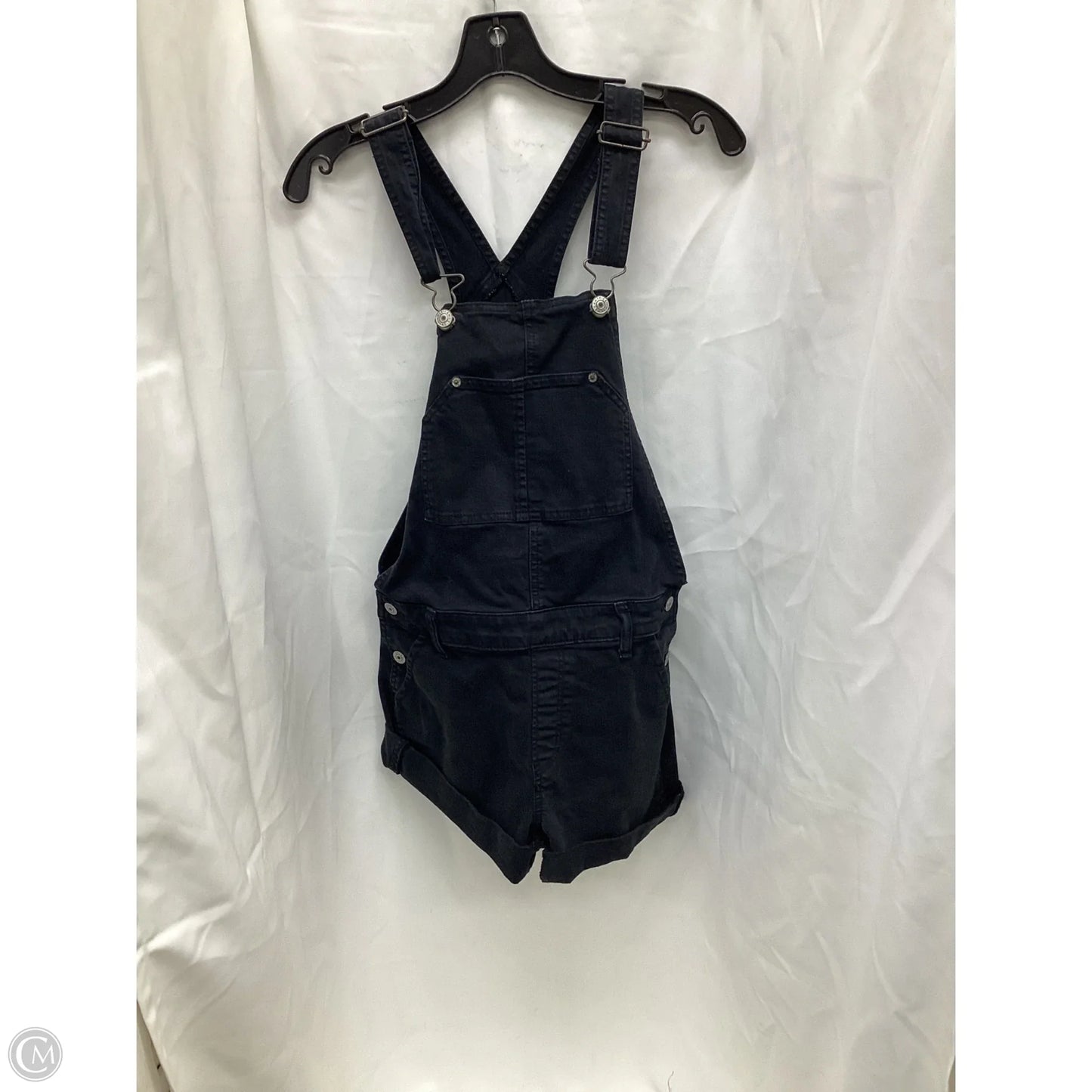 Overalls By American Eagle In Black Denim, Size: Xs