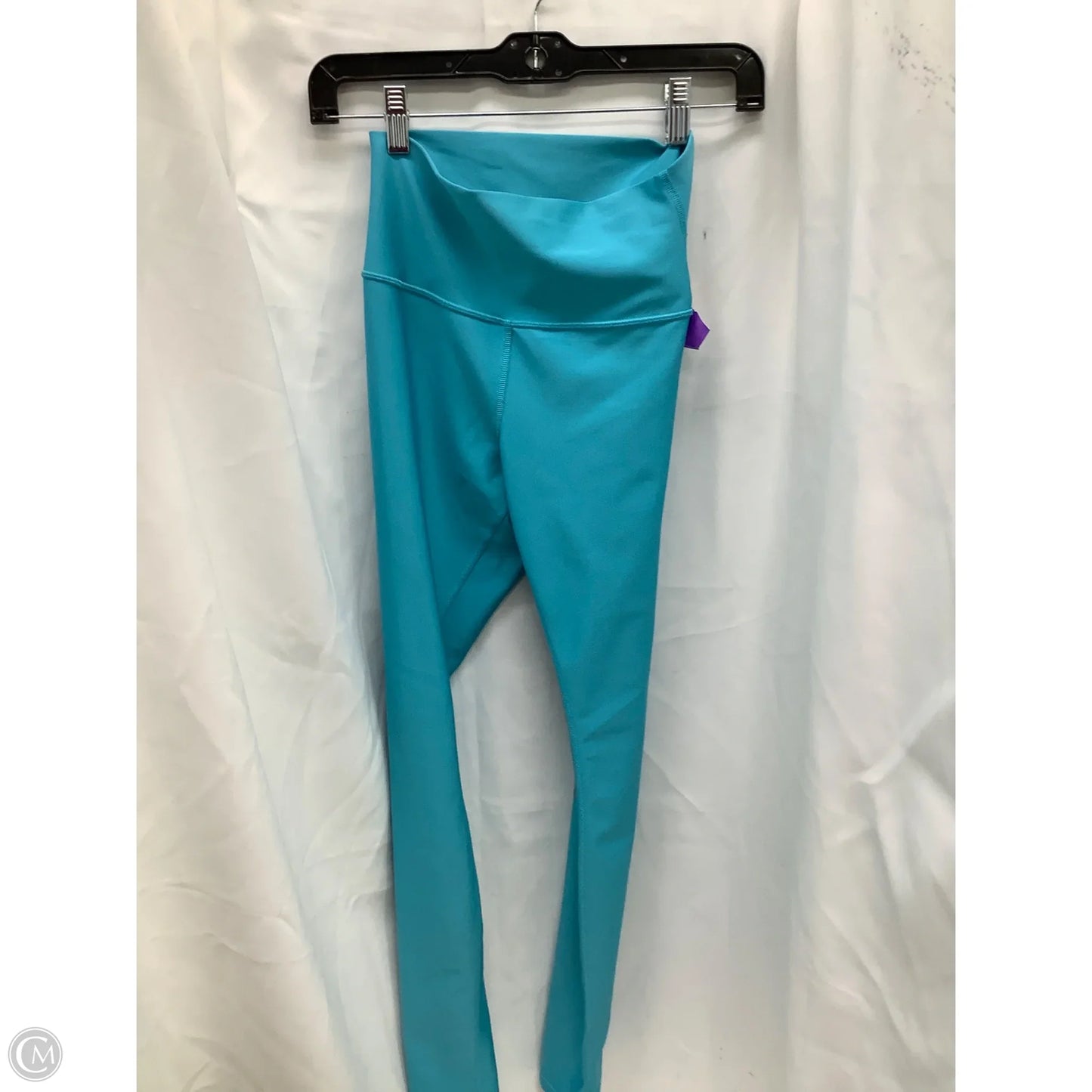 Athletic Leggings By Alo In Blue, Size: M