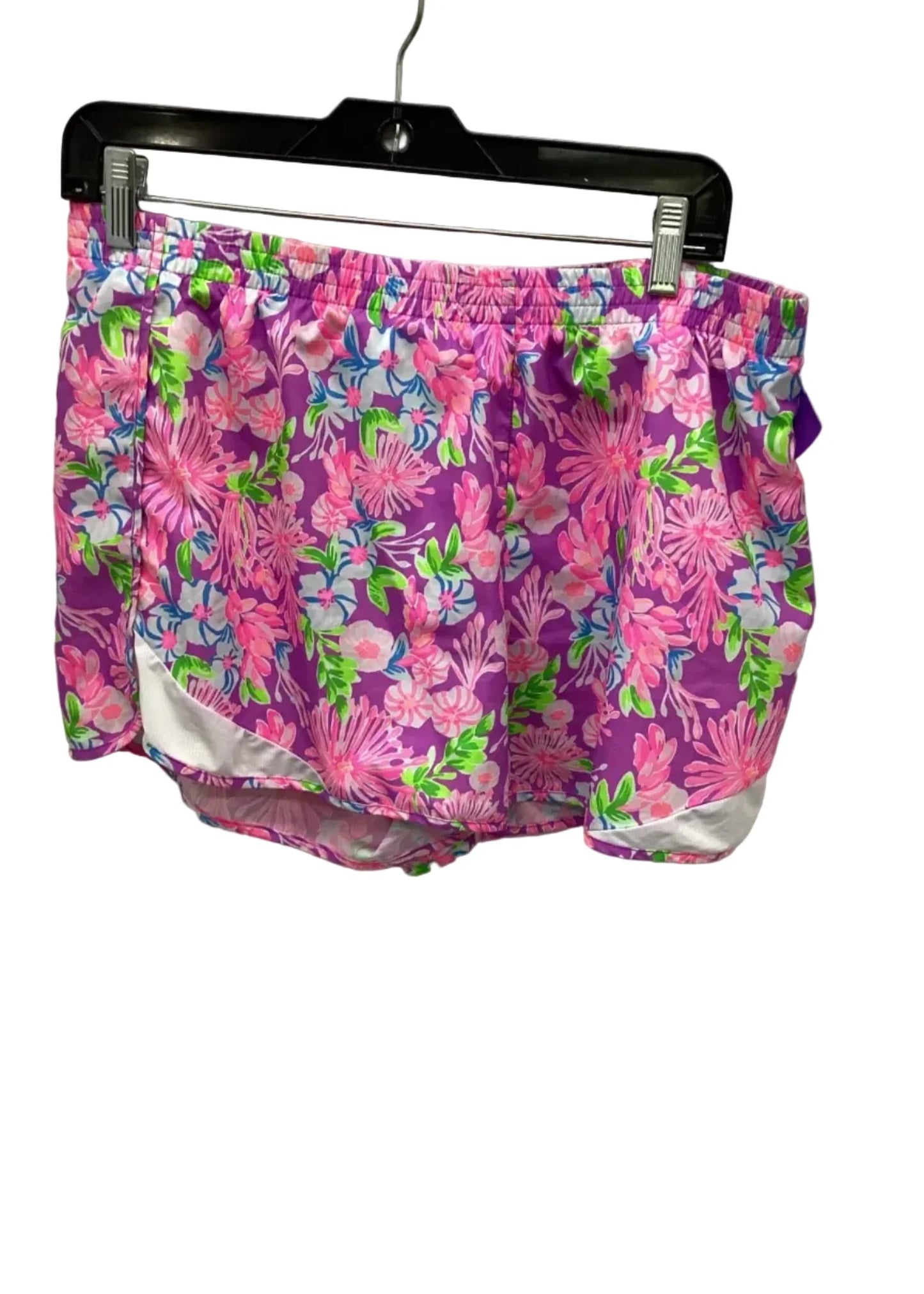 Shorts Designer By Lilly Pulitzer In Floral Print, Size: L